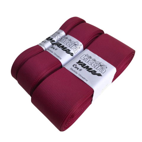 FITA GORGURÃO LISA YAMA COR 275 (WINE)