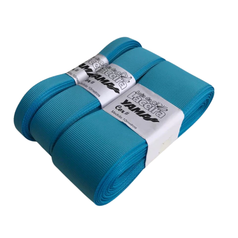 FITA GORGURÃO LISA YAMA COR 328 (ISLAND BLUE)