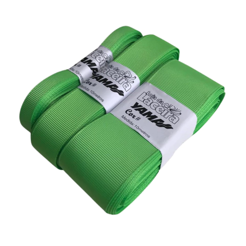 FITA GORGURÃO LISA YAMA COR 555 (GREEN FLASH)