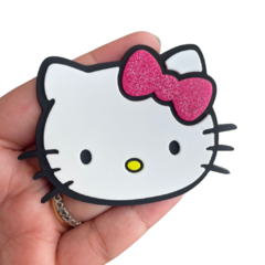 Aplique Emborrachado Hello Kitt Rostinho Para Arco - 1 unidade - comprar online