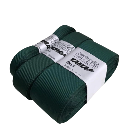 FITA GORGURÃO LISA YAMA COR 593 (SPRUCE)