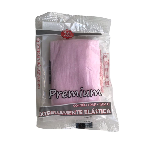 MEIA PARA ARTESANATO (PREMIUM) ROSA BB- ARTE COM MEIA - 2 UNIDADES