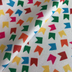 LONITA JUNINA BANDEIRINHAS COLORIDAS GLITTER FINO (25X68CM) - 1 UNIDADE - comprar online