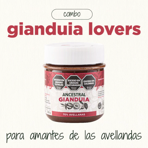 Combo Gianduia Lovers - 70% avellanas y cacao - comprar online