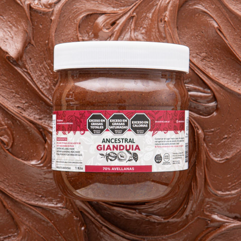Gianduia XXL - 70% avellanas y cacao - comprar online