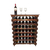 Adega Para Vinho 42 Garrafas Tipo Mesinha Cor Imbuia C06