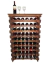 Adega Vinho Madeira 54 Garrafas Mesinha Cor Imbuia C06