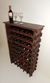 Adega Vinho Madeira 54 Garrafas Mesinha Cor Imbuia C06 - comprar online