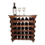 Adega Vinho Madeira 25 Garrafas Tipo Mesinha Cor Imbuia C05 Cevey Adegas e Artesanatos - comprar online