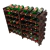 Adega Vinho Madeira 48 Garrafas Cor Imbuia C08 Cevey Adegas e Artesanatos - comprar online