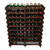 Adega Vinho Madeira 80 Garrafas Cor Imbuia C08 Cevey Adegas e Artesanatos - comprar online