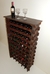Adega Madeira Vinho 72 Garrafas Tipo Mesa Cor Imbuia C06 Cevey Adegas e Artesanatos - comprar online
