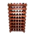 Adega Vinho Madeira 45 Garrafas Cor Imbuia C05