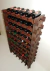 Adega Madeira Vinho 72 Garrafas Cor Imbuia C06 Cevey Adegas e Artesanatos - comprar online
