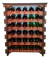 Adega Vinho Madeira 30 Garrafas Tipo Mesinha Cor Imbuia C05 Cevey Adegas e Artesanatos - Cevey Adegas e Artesanatos