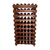 Adega Vinho Madeira 70 Garrafas Cor Imbuia C05 Cevey Adegas e Artesanatos