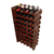 Adega Vinho Madeira 45 Garrafas Cor Imbuia C05 - comprar online