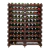 Adega Vinho Madeira 104 Garrafas Cor Imbuia C08 Cevey Adegas e Artesanatos