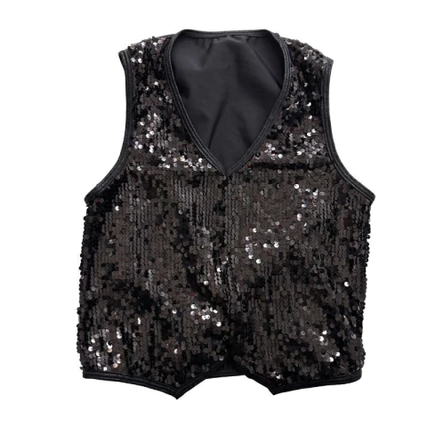 Chaleco lentejuelas Weissman M 8-10 años (36667)