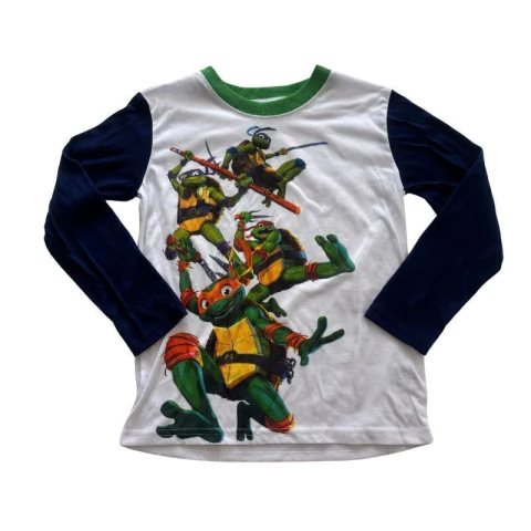 Remera para dormir Ninja Turtless 6-7 años (28769)