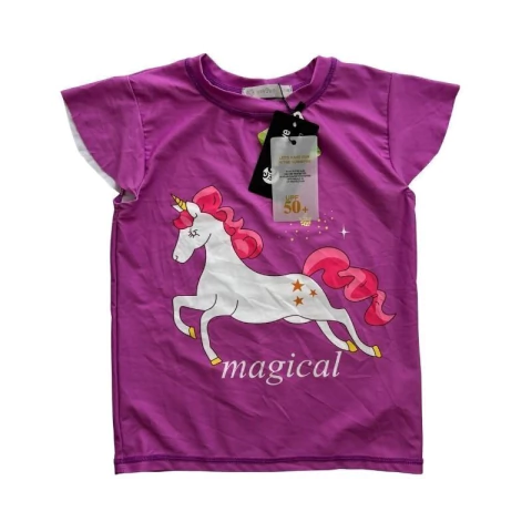 Remera filtro UV +50 7-8 años Nueva con etiqueta (36462)