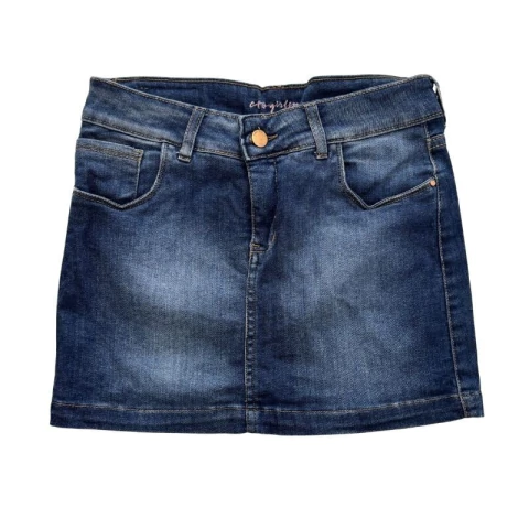 Pollera de jean Chg talle 16 (35362)