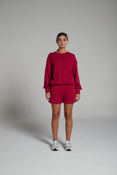 Shorts Tricot - Framboesa - comprar online