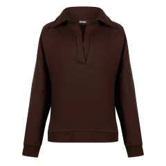 Casaco Polo - Marrom - comprar online