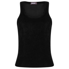 Regata Atoalhada - Preta - comprar online