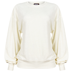 Sweatshirt Atoalhado - Off-White - comprar online