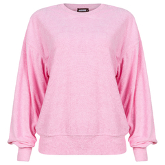 Sweatshirt Atoalhado - Rosa - comprar online
