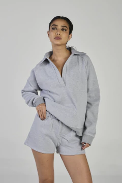 Shorts - Cinza Mescla - Mimi by Mimi