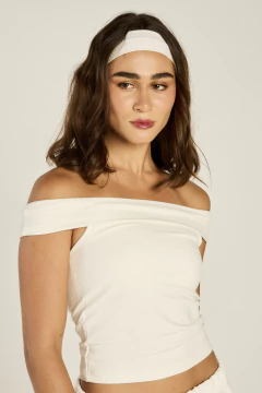 Top Ombro a Ombro - Off-White - loja online