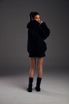 Puffer Hoodie - Preto na internet