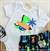 Body e Short Dino Surfista - comprar online