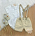Conjunto Body e Short com Suspensório