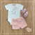 Conjunto Body e Short Pinguim em Suedine 100% Algodão