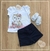 Conjunto Short e Blusa Coruja