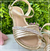 Sandália Strass Dourada - comprar online