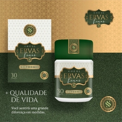 Ervas Finas SUPREMO - Emagrecedor e acelerador de metabolismo 500mg - 30 cápsulas
