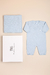 Ajuar Tejido | Manta y Enterito | Celeste - Tutu´s Babies and Home 