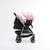 Cochecito Travel System con Manillar Rebatible Rosa - comprar online