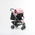Cochecito Travel System con Manillar Rebatible Rosa - Bebesit | Tienda oficial