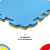 Piso de Goma reversible encastrable - Yoga y Juegos Azul/Amarillo 100 X 100 x 2CM - Bebesit | Tienda oficial