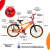 Bicicleta Infantil rodado 20 Naranja en internet