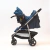 Cochecito Travel System con Manillar Rebatible Azul Oscuro en internet