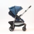 Cochecito Travel System con Manillar Rebatible Azul Oscuro