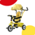 Triciclo Giratorio 360° Amarillo