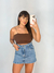Cropped Feminino Alça Poliamida na internet