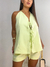 Conjunto Feminino Alfaiataria de Short e Bata Laço Renata - comprar online